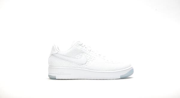 Nike W Air Force 1 Flyknit Low All White 820256 101 AFEW STORE